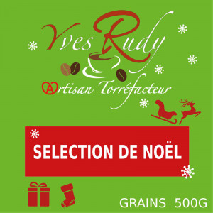 Café de spécialité bio torréfaction « Spécial Noël » 500 gr  grains